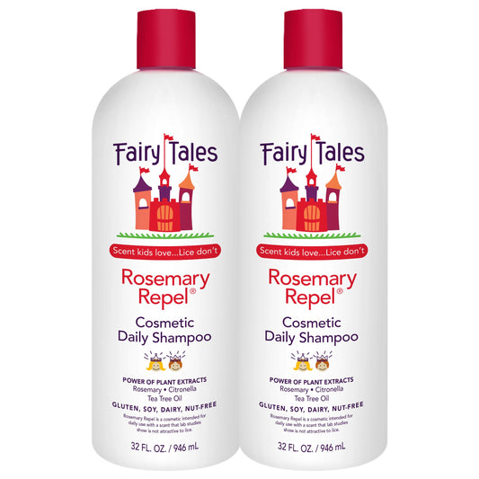Fairy Tales Rosemary Repel shampoo bottle front with pleasant rosemary scent for daily use