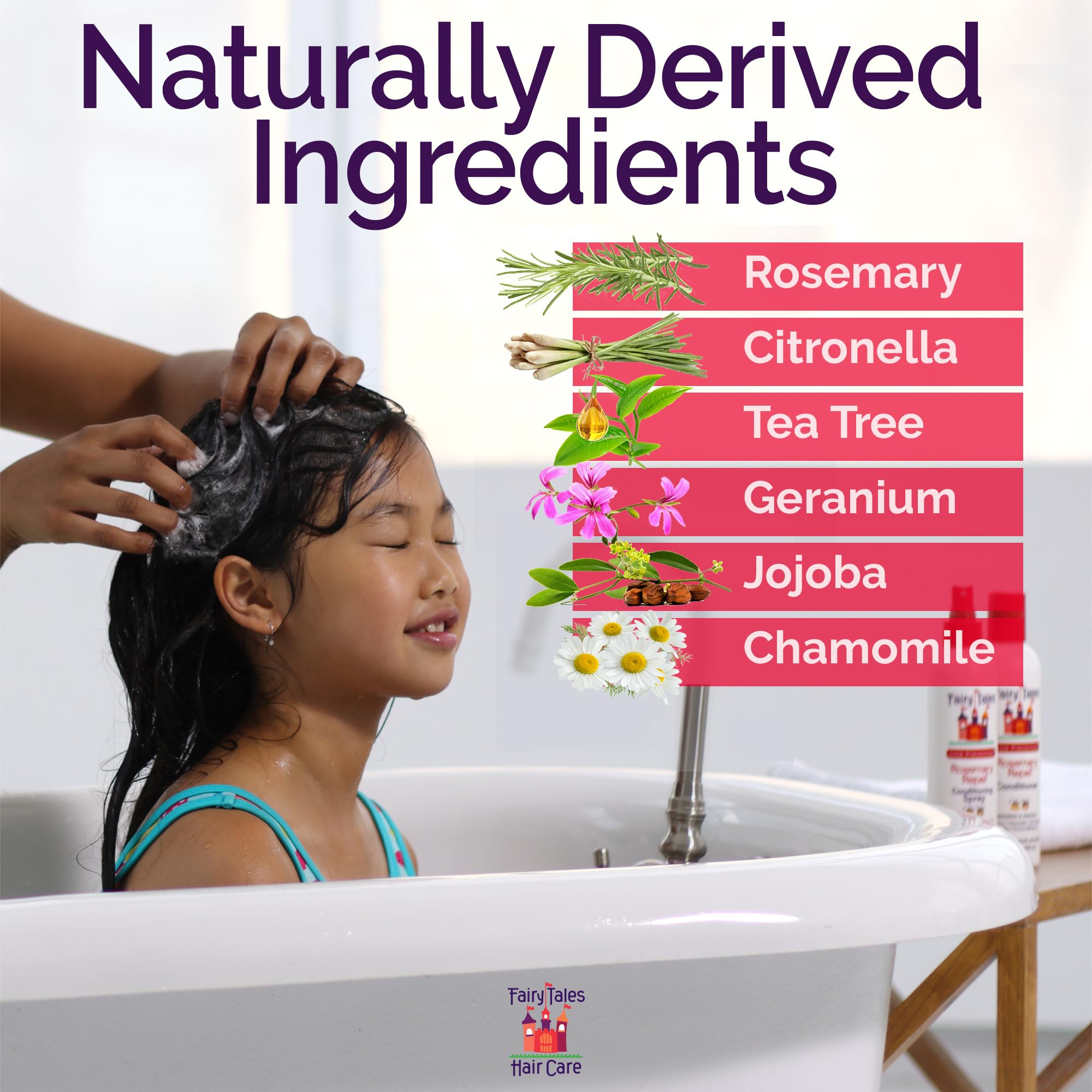 Fairy Tales Rosemary Repel rosemary leaves close-up highlighting natural oils
