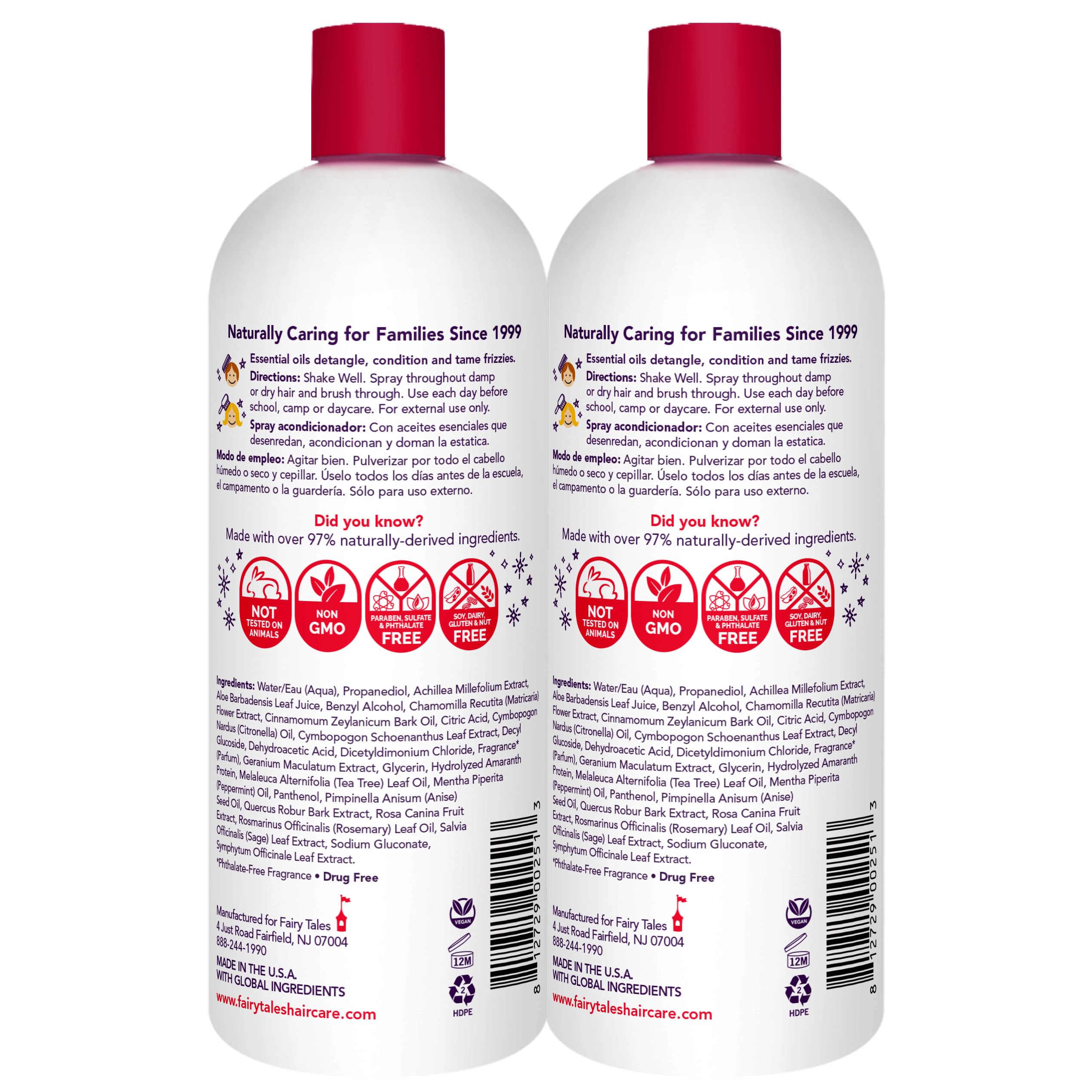 Fairy Tales Rosemary Repel refill pack 32oz provides ongoing scent and conditioning.