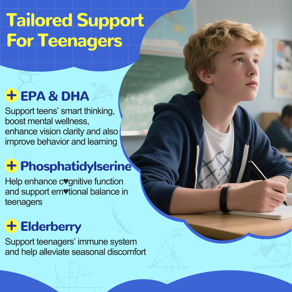 Fajeckma Omega-3 Teens gummy center with mango flavor filling