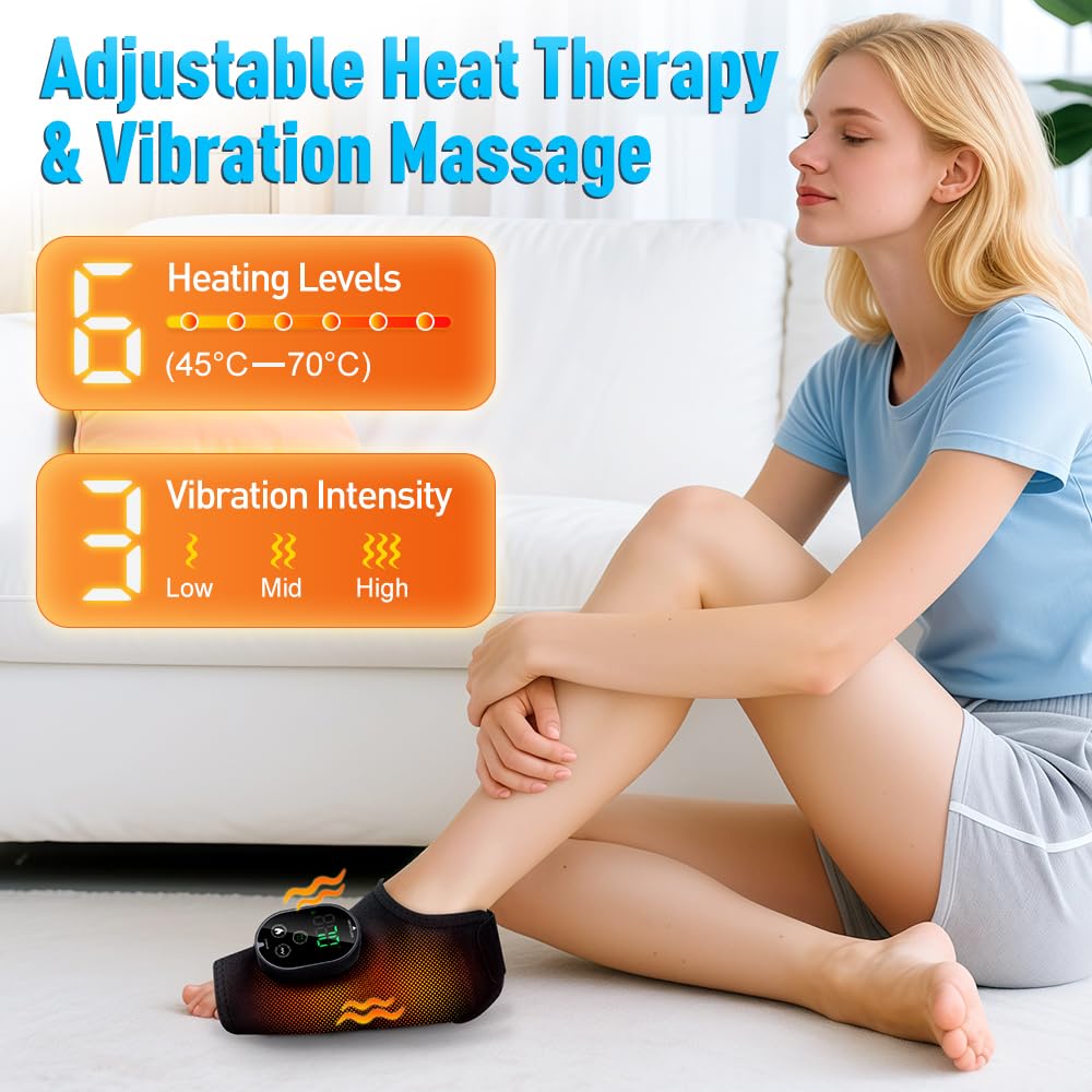 FAMILY HEALTH cordless ankle wrap for convenient use at home, office, or travel.