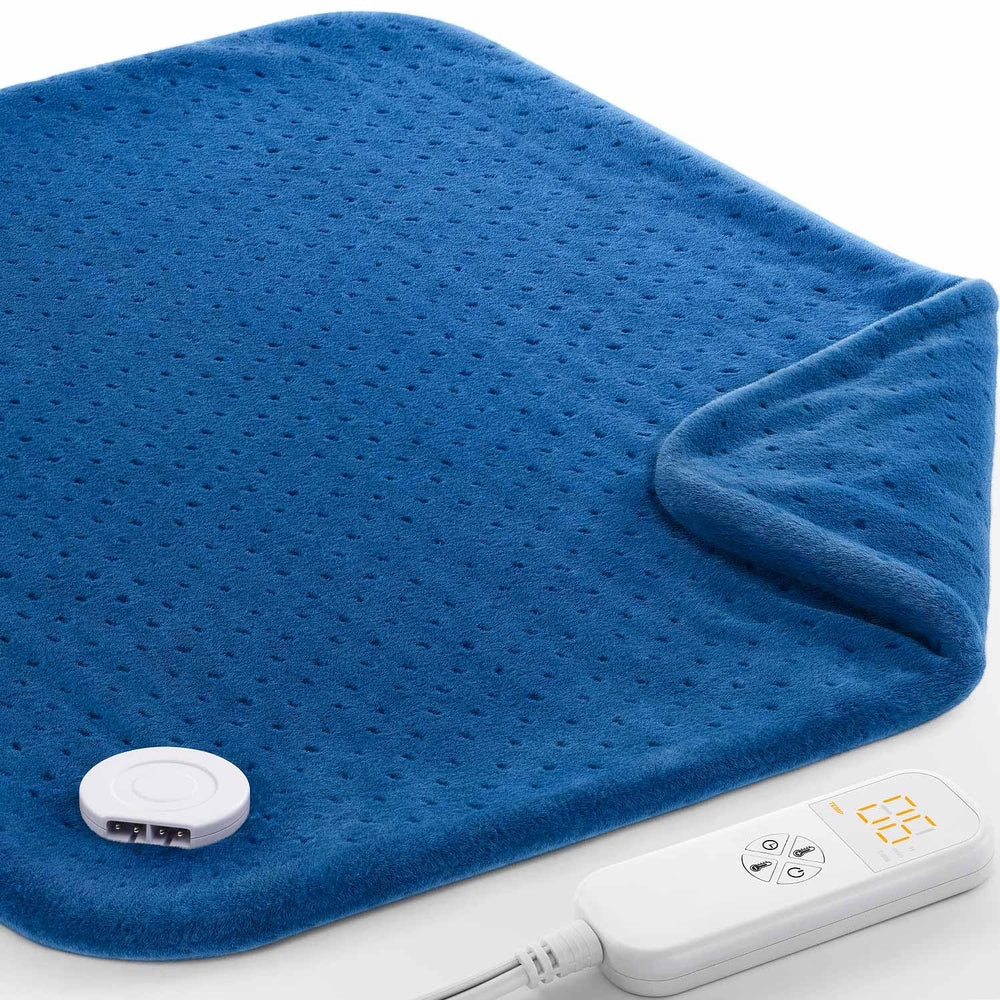Fanatato heating pad with 24x20 coverage for back and shoulders.