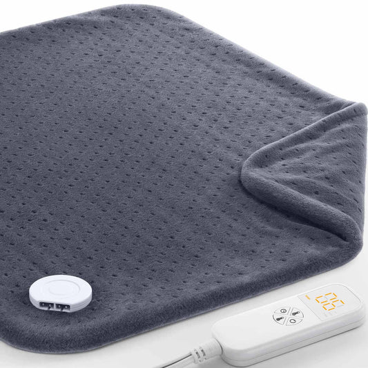 Fanatato heating pad with 24x20 king-size coverage for full back and shoulder comfort.