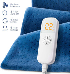 Fanatato heating pad easing menstrual cramps with soothing warmth.