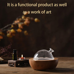 Fancemot diffuser with 7-color LED lights enhances mood and ambience