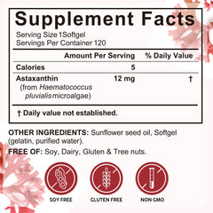 FANSHI Astaxanthin non-GMO, gluten-free, dairy-free capsule for clean nutrition