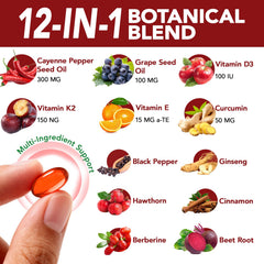 Close-up of FANSHI Cayenne Softgels capsules illustrating easy-to-swallow design.