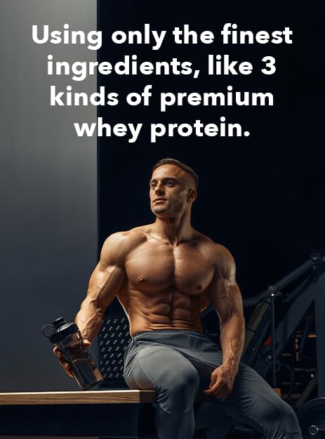 Fantastic Nutrition Chocolate whey serving spoon indicates 30g protein per serving