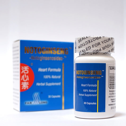 FAR LONG Notoginseng capsules closeup, highlights high-potency notoginsenosides.