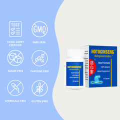 FAR LONG Notoginseng dosage card, guides daily use.