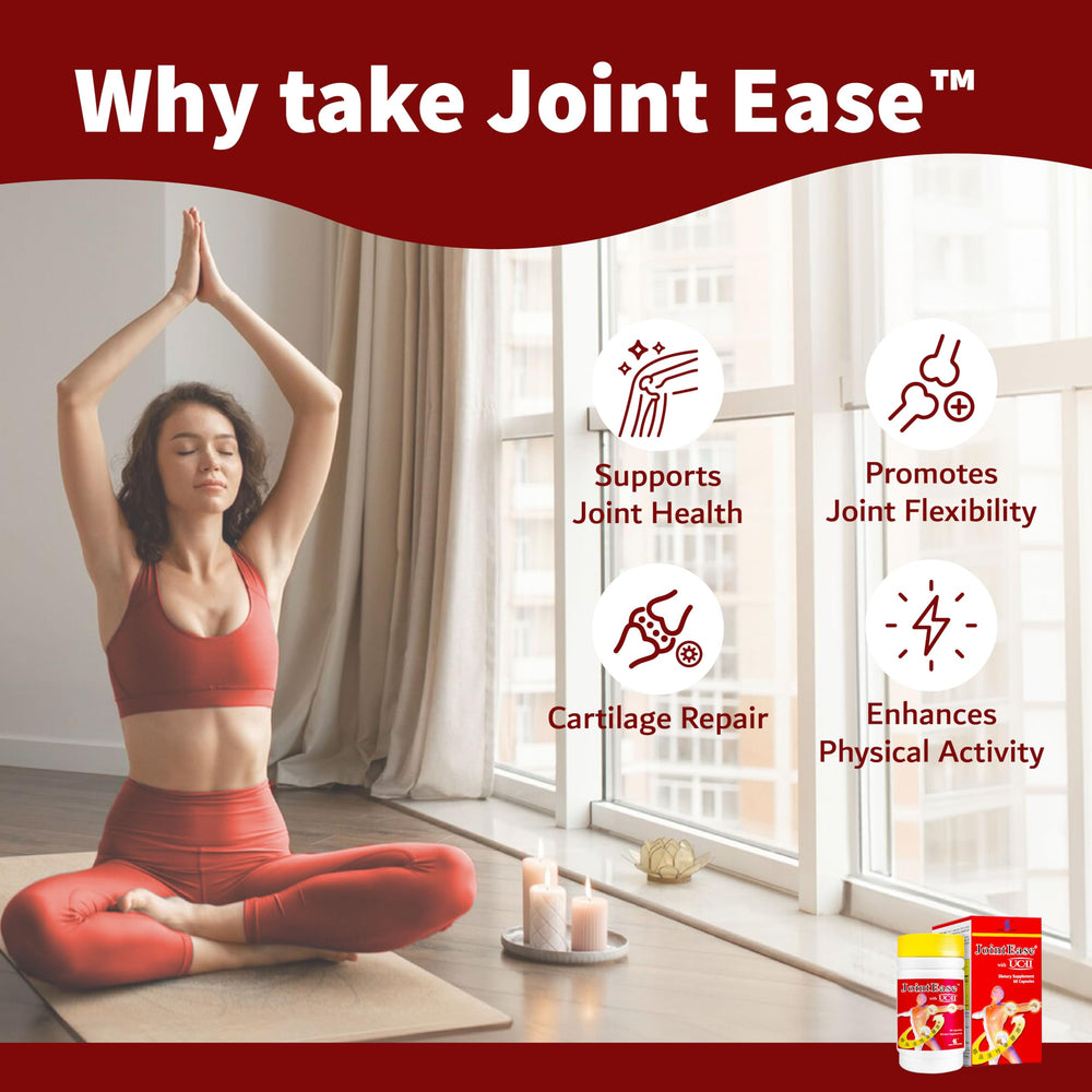 FAR LONG JointEase UC-II capsules support cartilage structure.