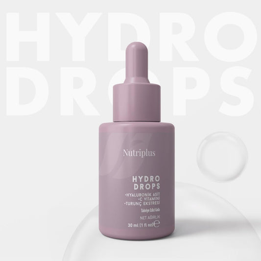FARMASi Nutriplus Hydro Drops dropper provides precise dosing for busy routines.