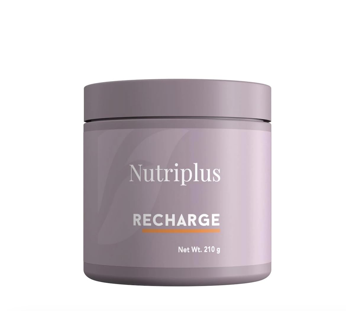 FARMASi Nutriplus Recharge bottle pour signals a quick energy lift for start of day