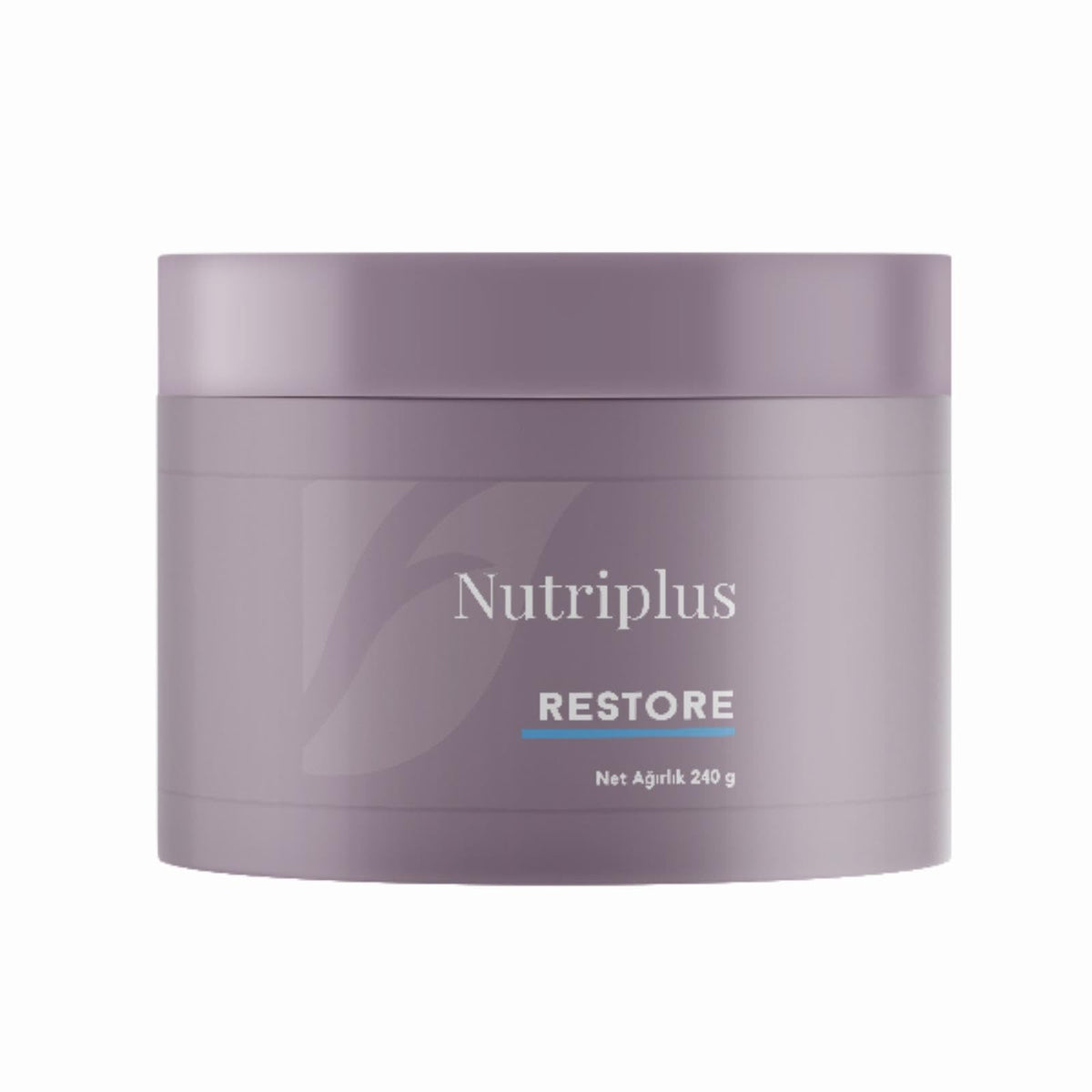 Farmasi Nutriplus Restore bottle front showing a convenient daily mineral blend.