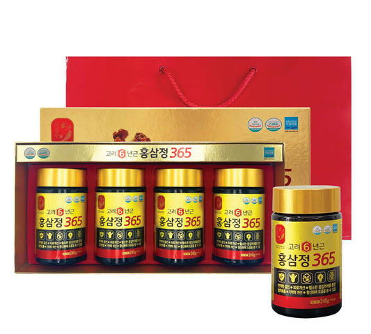 FARMER QUEEN HONGSAMJEONG red ginseng bottle for daily energy support.