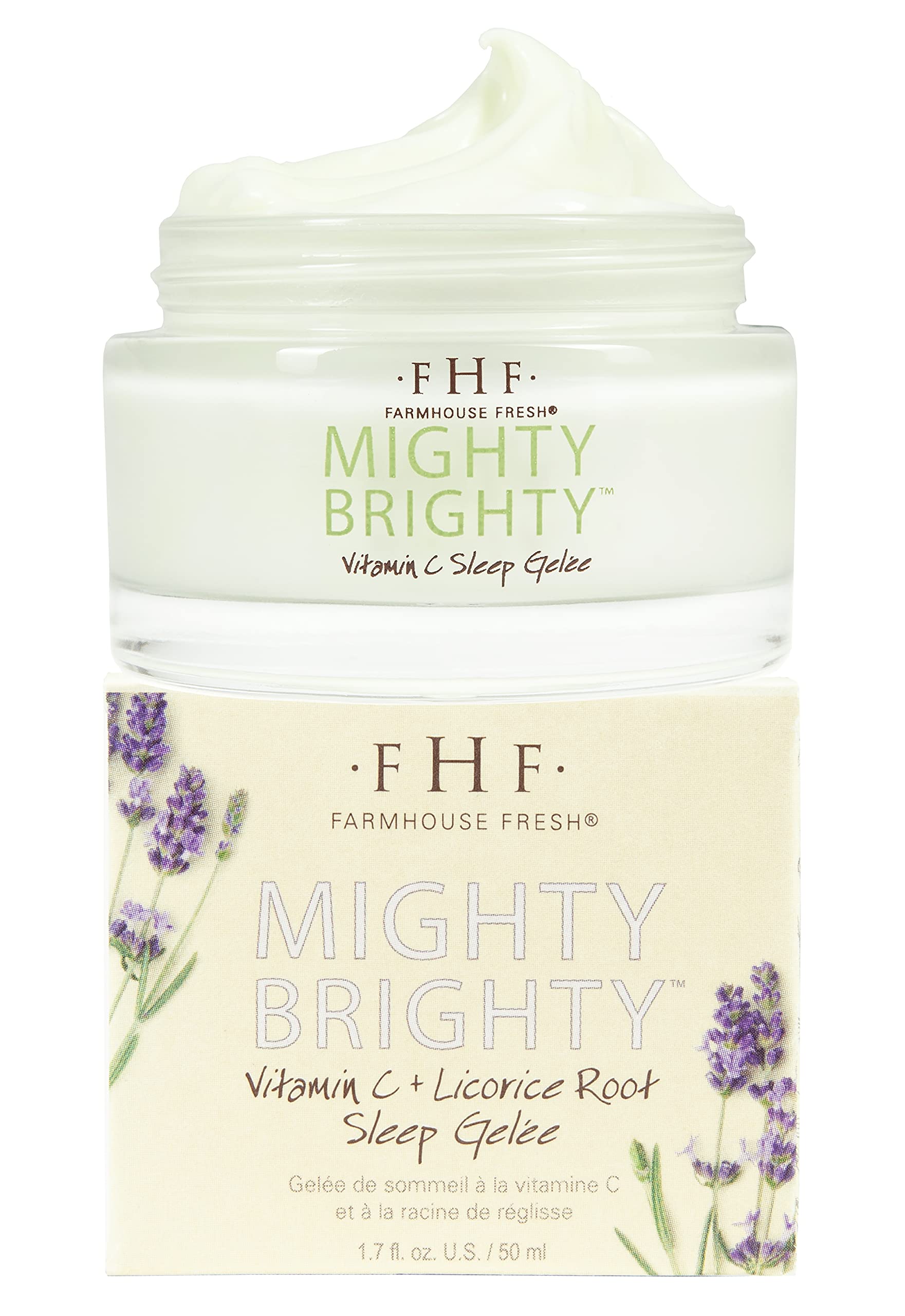 FarmHouse Fresh Mighty Brighty gelée close-up shows lightweight, fast-absorbing hydration.
