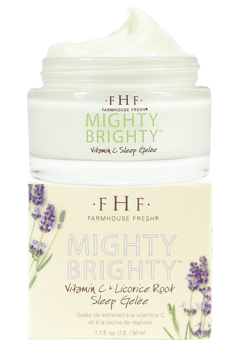 FarmHouse Fresh Mighty Brighty gelée close-up shows lightweight, fast-absorbing hydration.