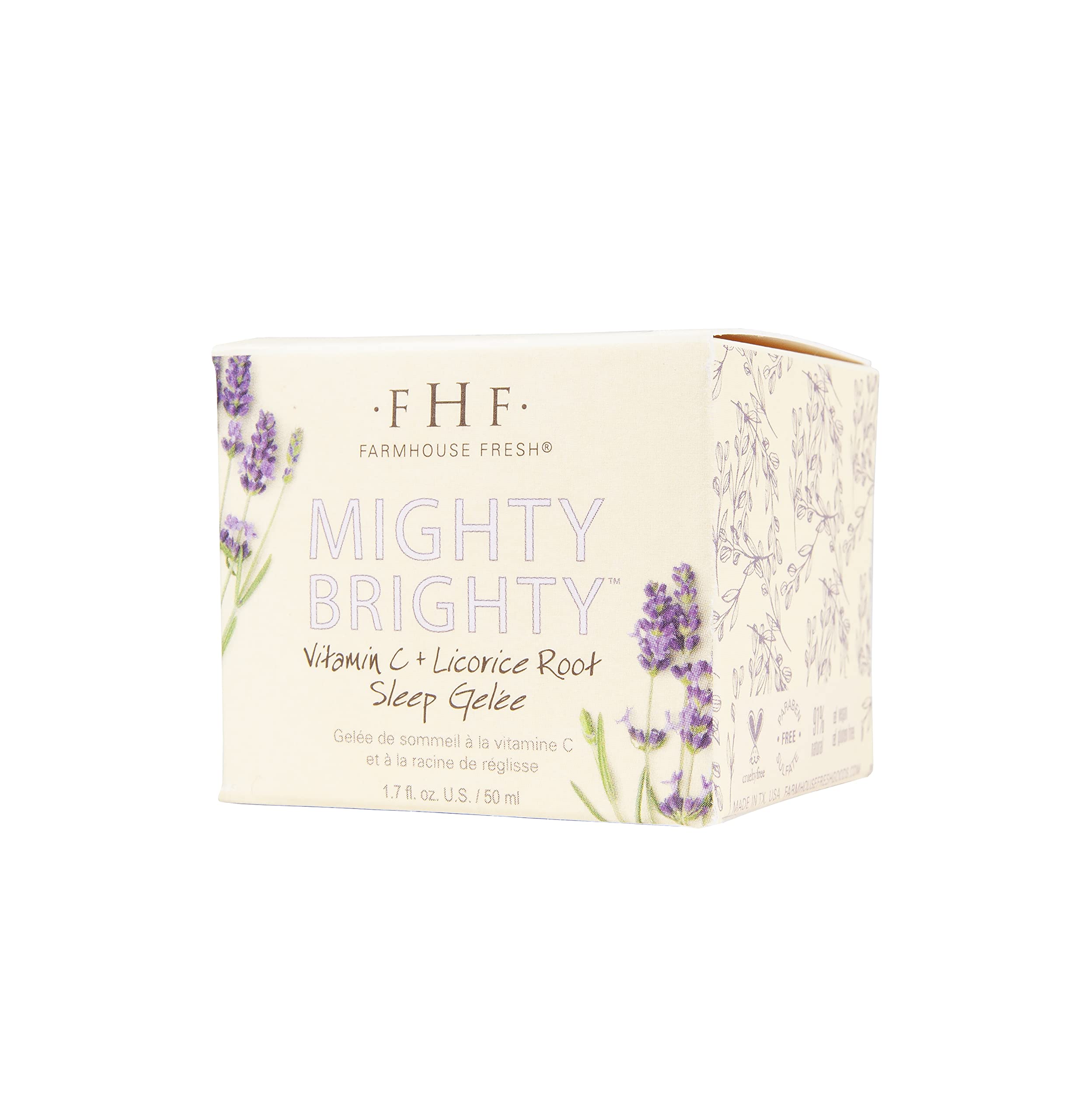 FarmHouse Fresh Mighty Brighty nightly use demonstrates soothing, overnight glow potential.