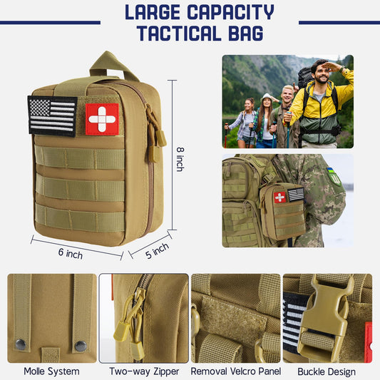 FARTSY Survival Kit emergency blanket compact bag for warmth