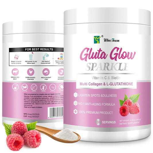 FARWIX multi-collagen and L-glutathione powder bottle for daily beauty rituals.