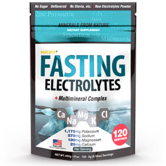 Fast Lyte bottle hero — unflavored electrolyte powder for keto-friendly hydration.