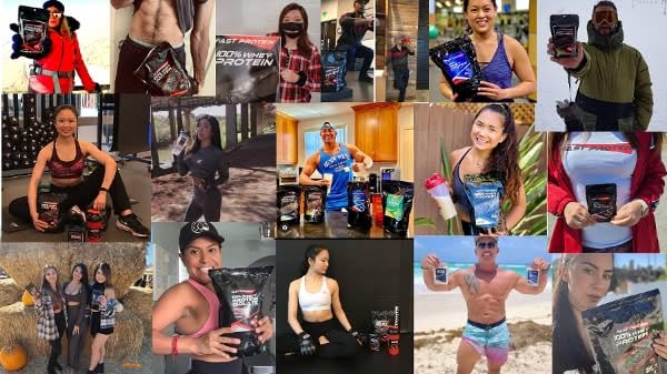 FAST PROTEIN 2 lb bag shows 30 servings clearly