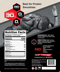 FAST PROTEIN resealable bag maintains freshness for ongoing use