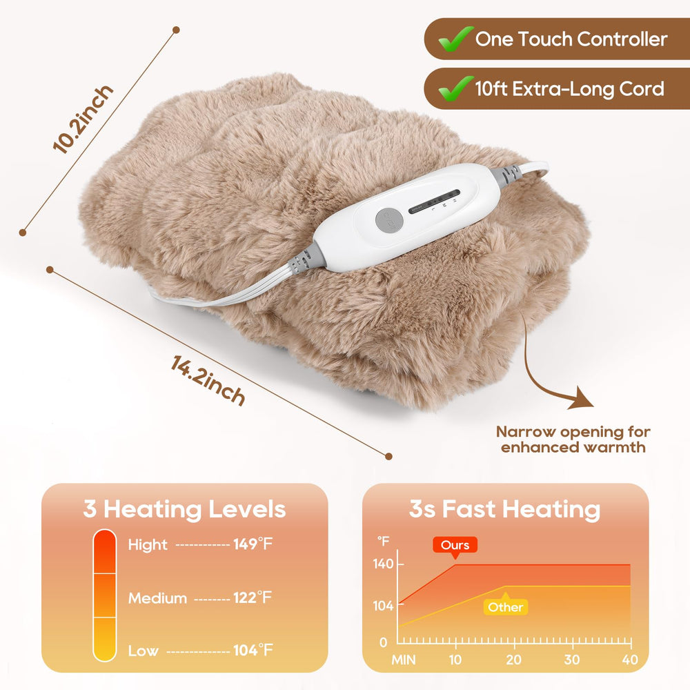 FAYKONCEN three heat levels for customizable warmth during indoor use.