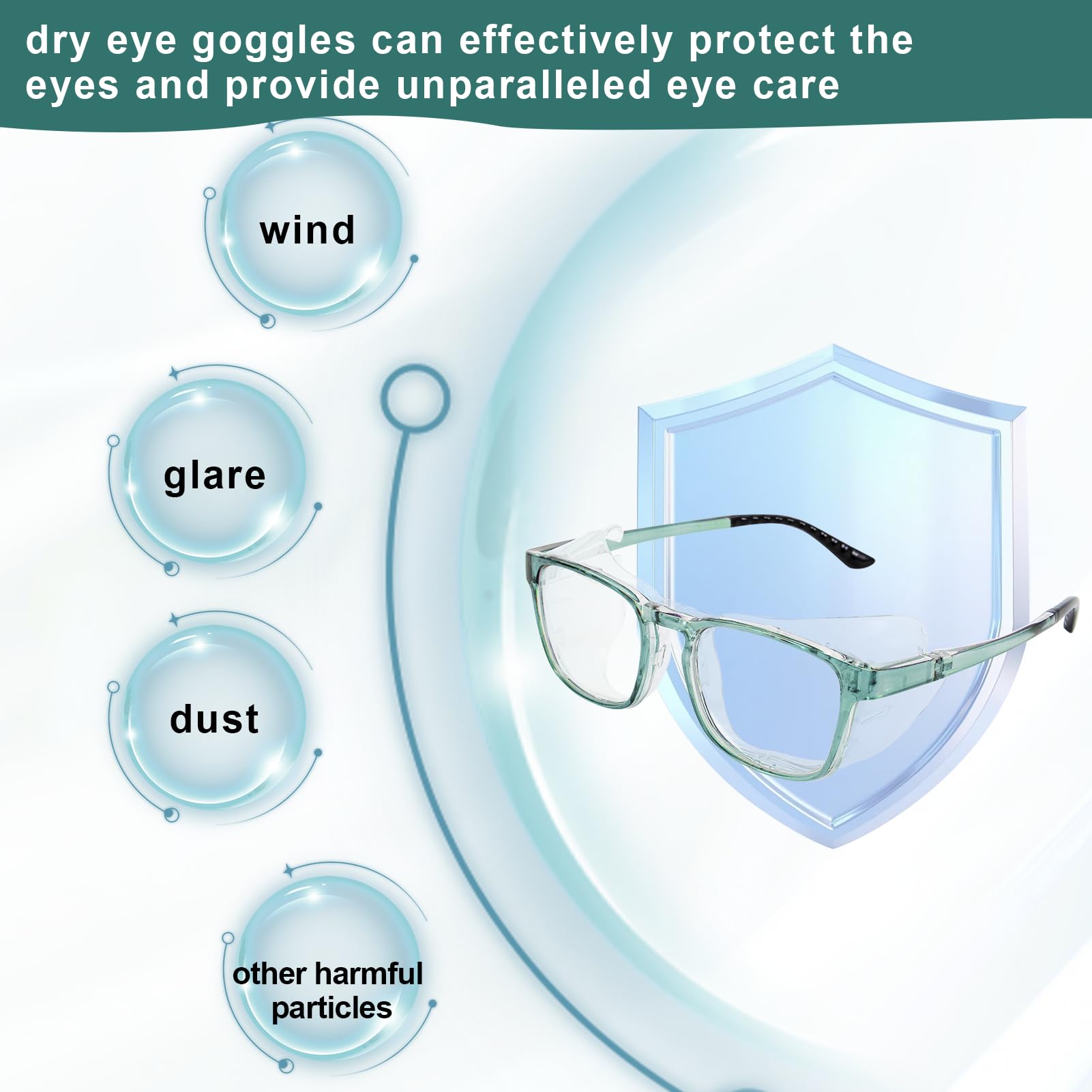 FDFuZhao dry eyes glasses cloth helps keep lenses clean