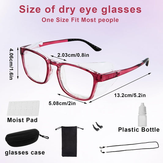 FDFuZhao moisture chamber glasses close-up showing humidity seal