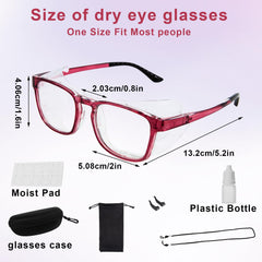 FDFuZhao moisture chamber glasses close-up showing humidity seal