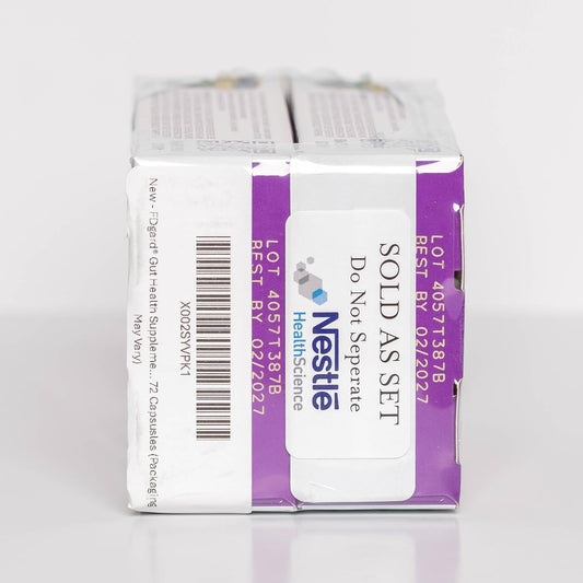 FDgard capsules close-up highlighting convenient, discreet digestion support.
