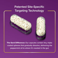FDgard capsules dispensed in a small dish for easy dosing.