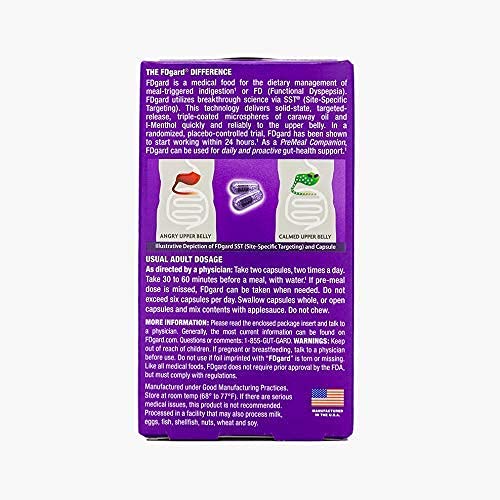 FDgard bottle label view highlights quantity and simple dosing for daily use