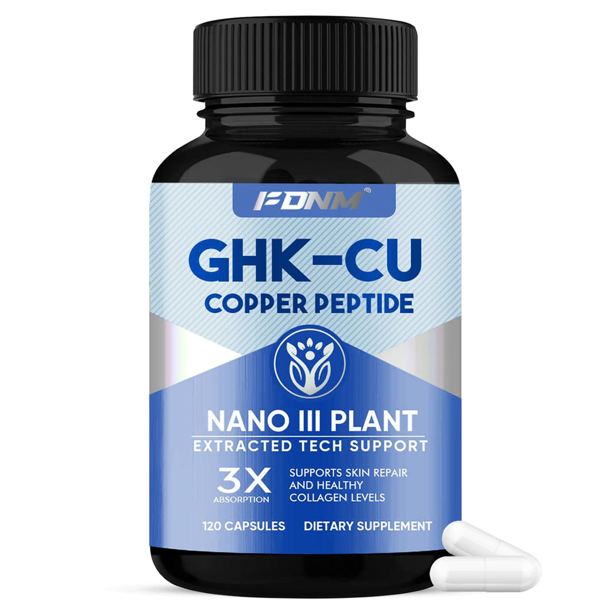 FDNM GHK-Cu capsule close-up for daily skin support