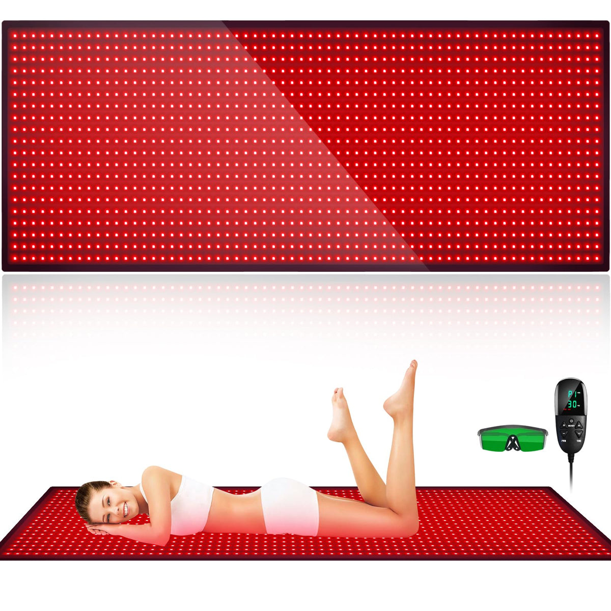 feangli red-light therapy mat full body 71x31 for comprehensive relaxation