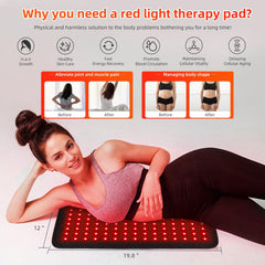 Feangli red light therapy pad for waist wrap supporting circulation and warmth.