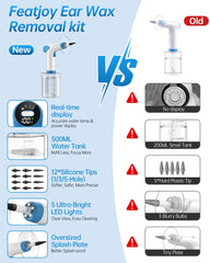 Featjoy 12 cleaning modes adapt to wax types and preferences.