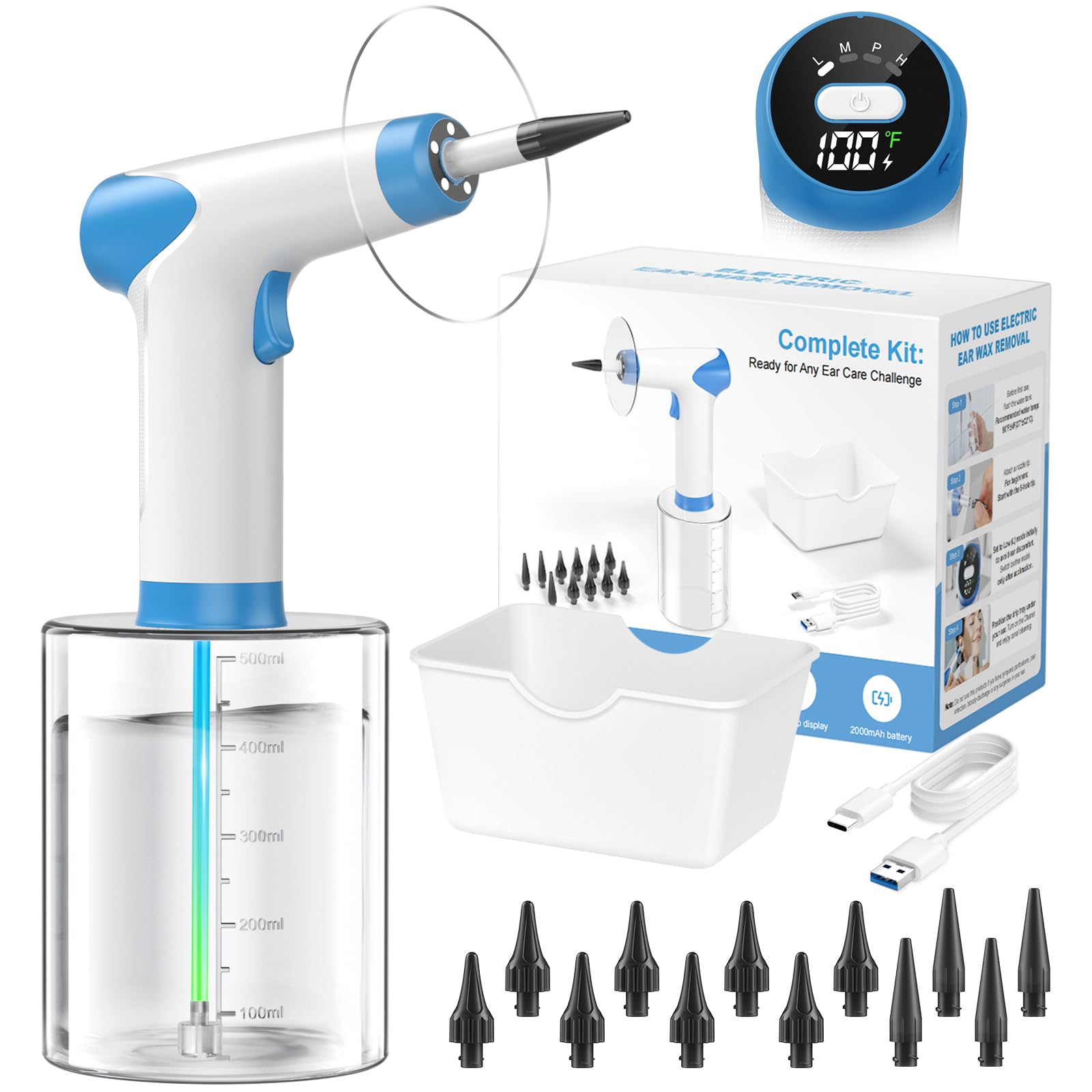 Featjoy Ear Wax Removal Kit with AI chip enabling precise cleaning.