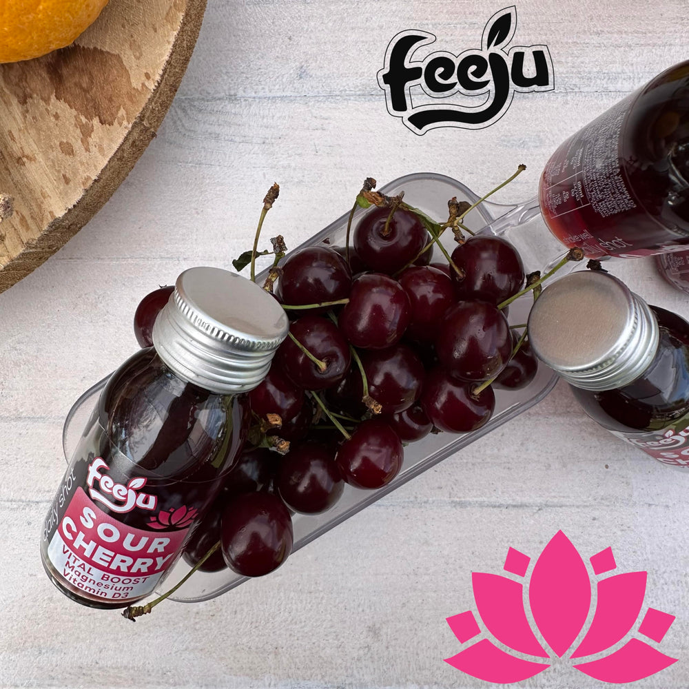 Exterior of Feeju 15-pack immunity shots for daily use.