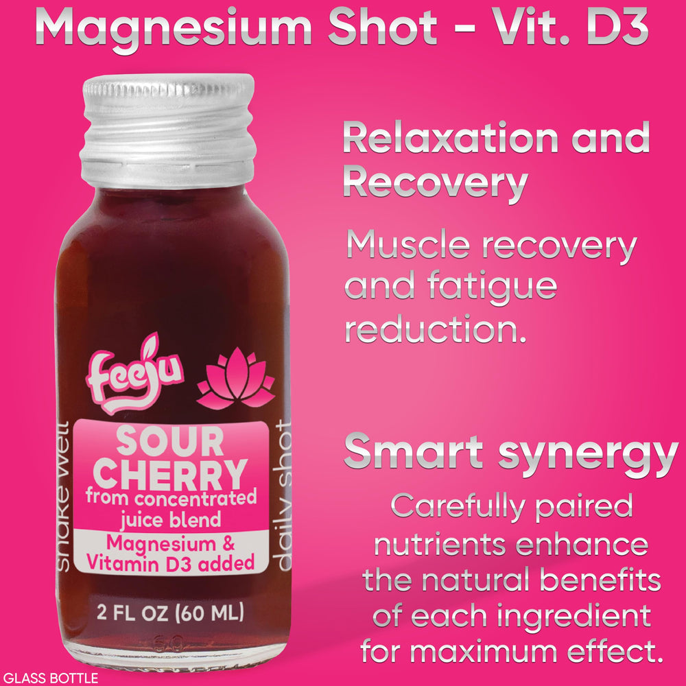 Athlete prepares post-workout routine with a Feeju shot.