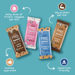 FEEL Bar Minis Cookie Dough non-GMO, dairy-free packaging