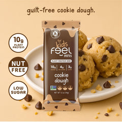 FEEL Bar Minis Cookie Dough gluten-free and nut-free badge