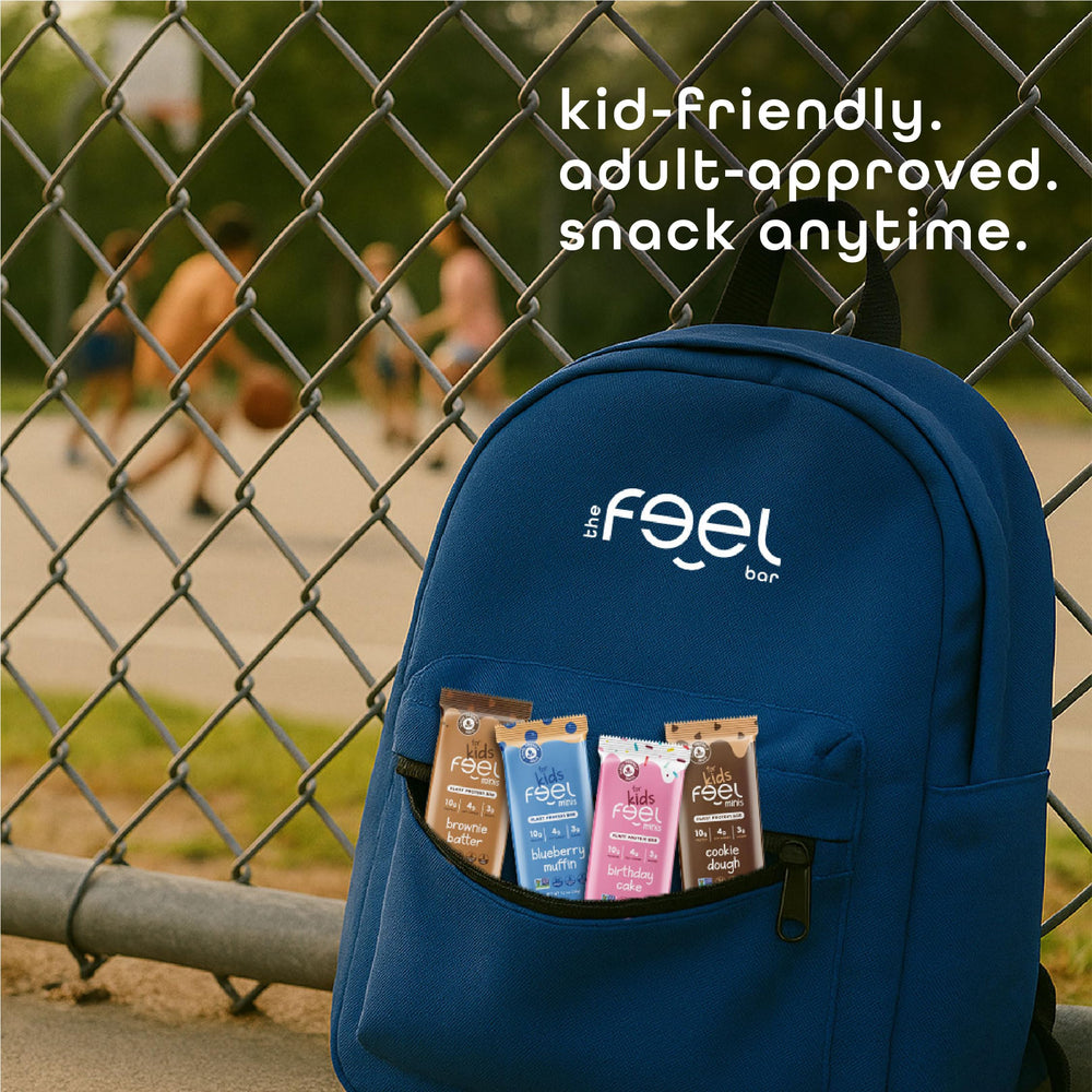 FEEL Bar Minis Cookie Dough snack ready for lunchbox or bag