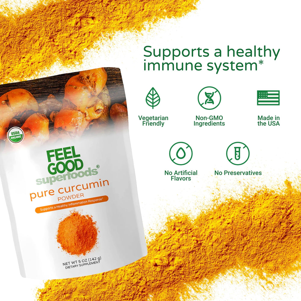 Feel Good Turmeric Spice Powder bulk bag for simple storage.