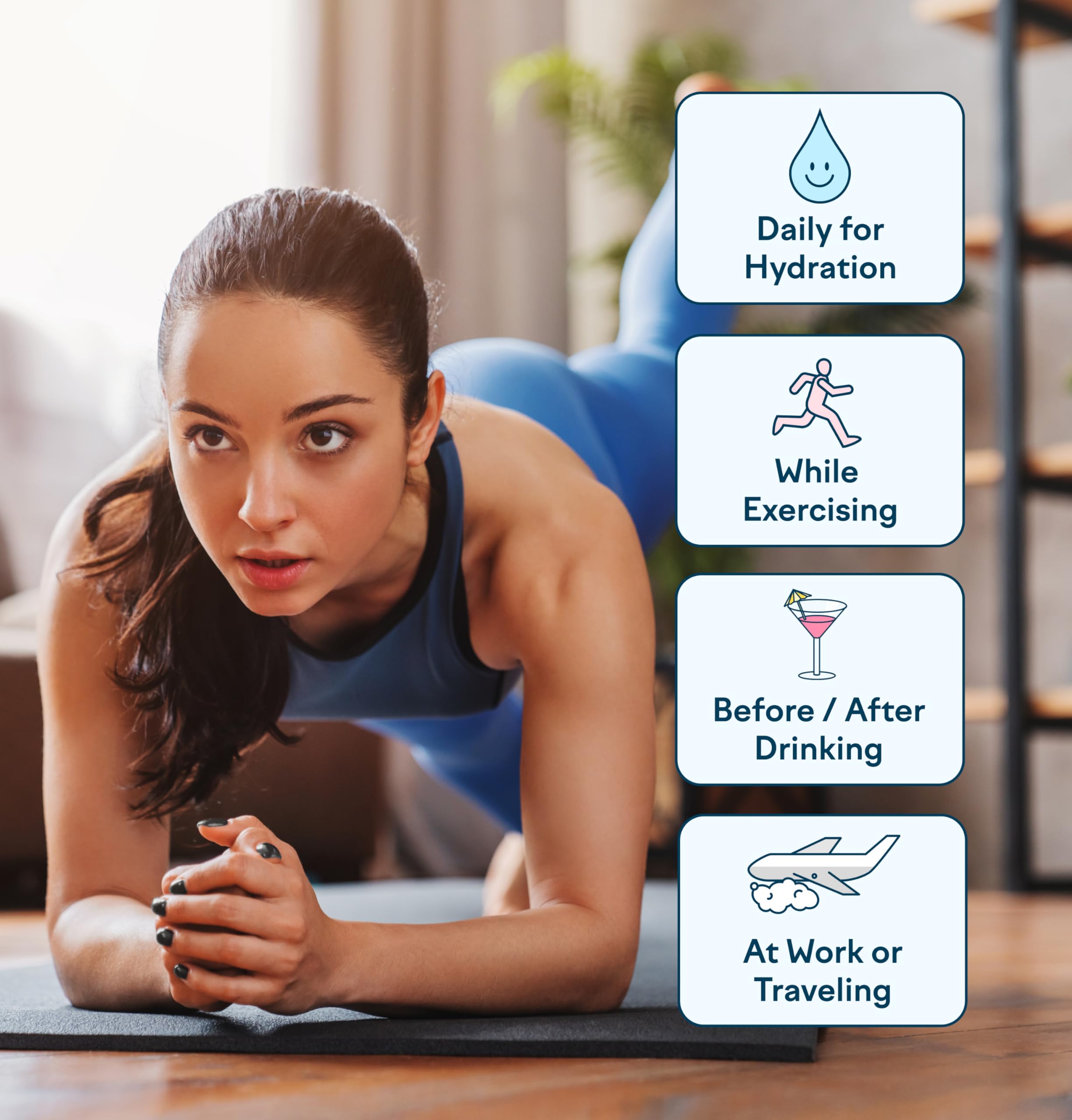 Feel Goods Hydration Hero ingredients scoop highlighting organic blend for natural hydration