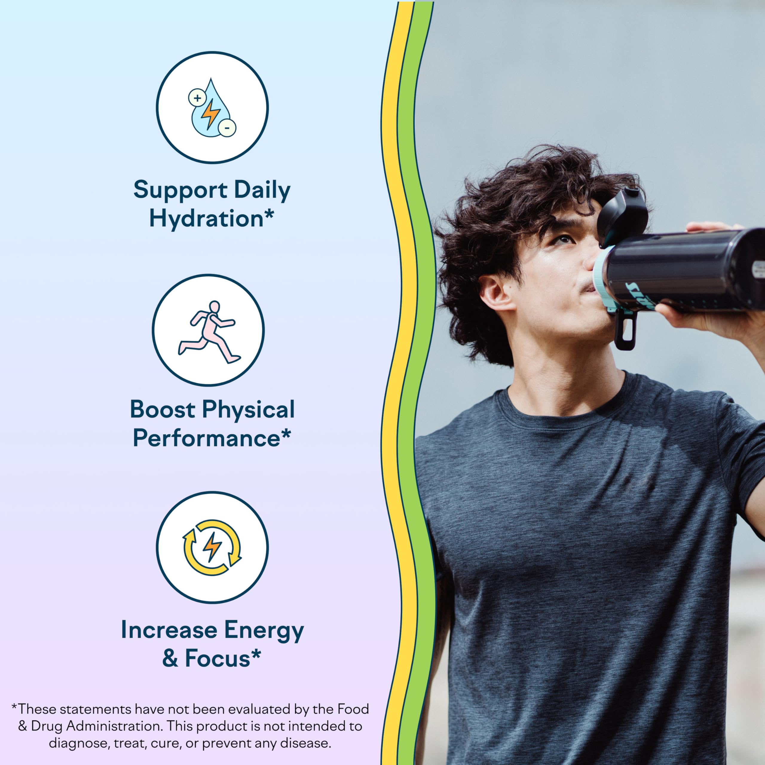 Feel Goods Hydration Hero lemon lime packet for a zesty daily hydration boost