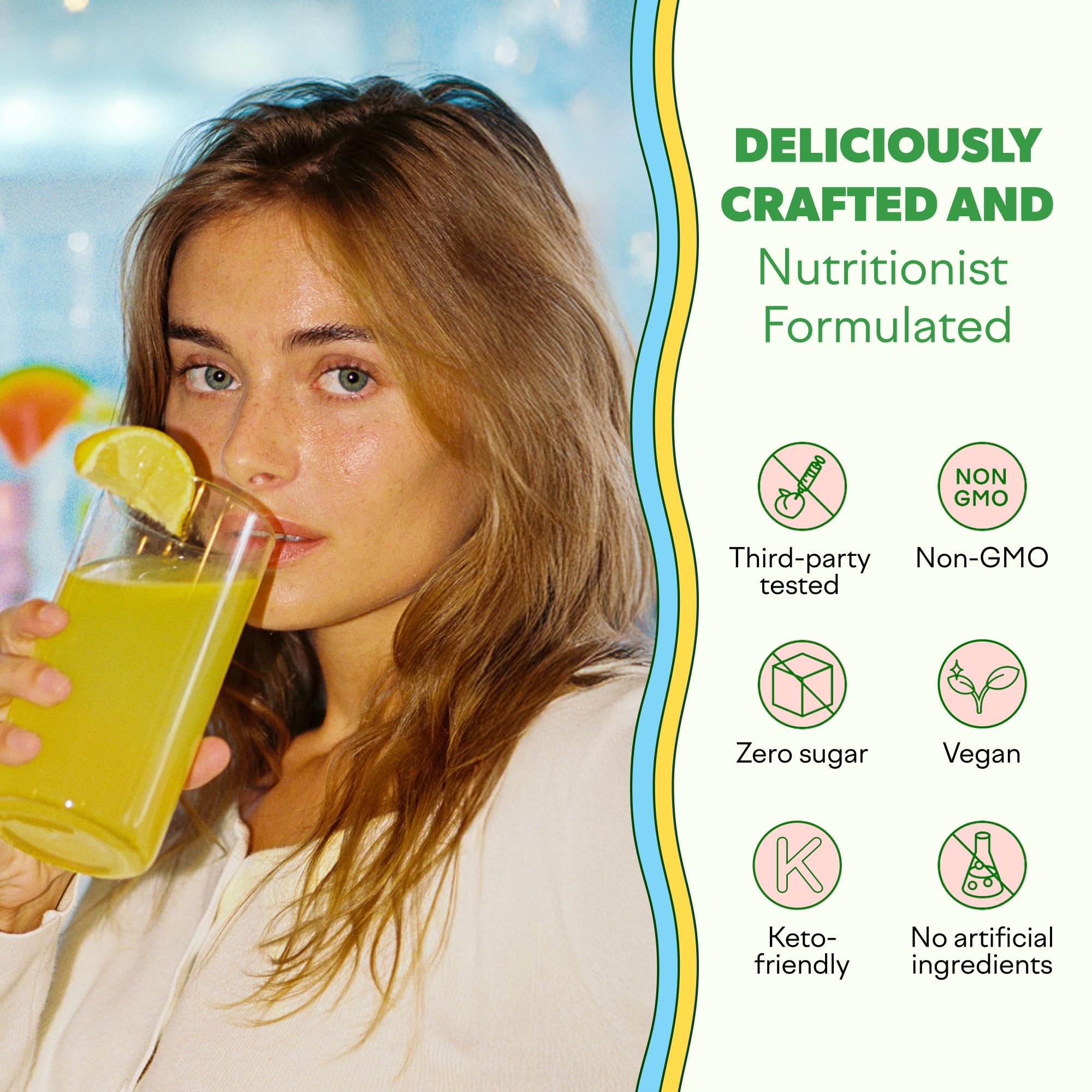 Ingredients of Feel Goods Immunity Icon featuring elderberry, ginger, and turmeric.