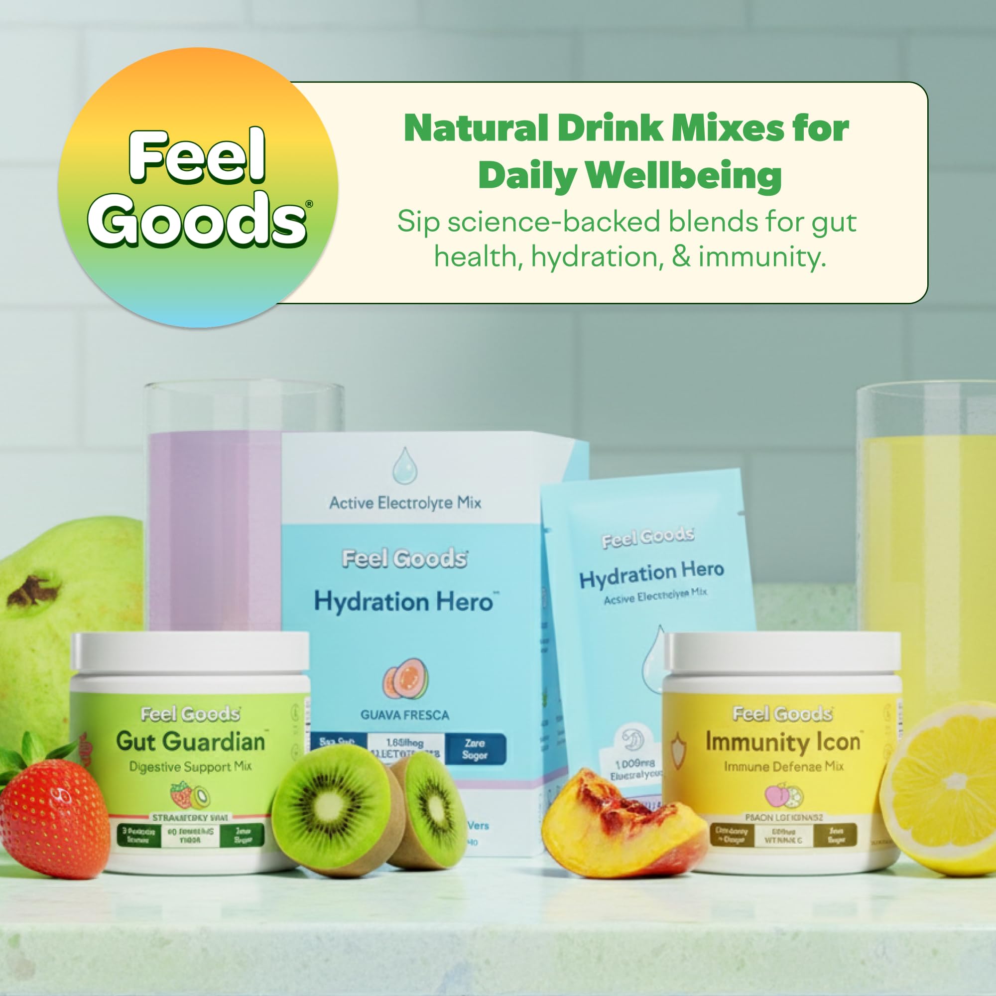 Feel Goods Gut Guardian crafted in California for vegan and non-GMO standards.