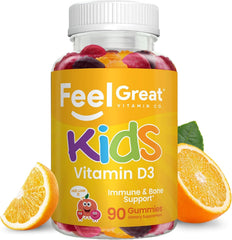 Natural fruit-sweetened gummies suggest a tasty daily routine for kids.